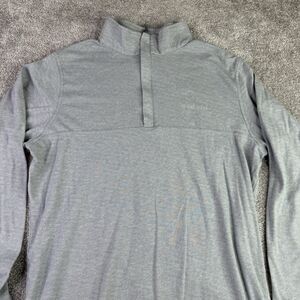 Columbia Sweatshirt Men’s Large Gray 1/4 Zip Mock Neck Pullover